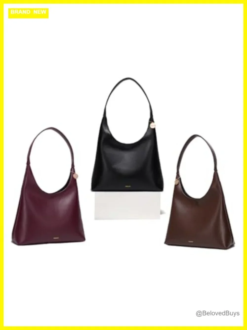 Vegan Leather Hobo Bag for Women Work Tote Shoulder Purse
